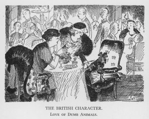 The British Character, Love of Dumb Animals by Pont