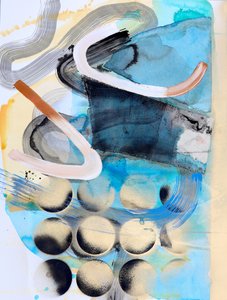 Blue Abstract Circles
