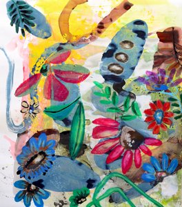 Vibrant Abstract Blooms