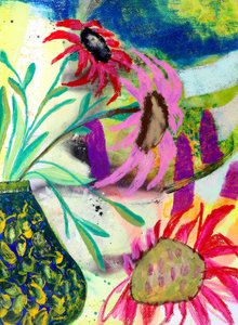 Vibrant Abstract Flowers