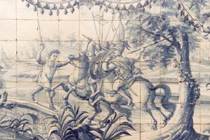 Alexander fighting the Persians, c.1745