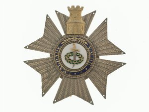 Badge, Order of the Tower and Sword, Portugal, General Sir Galbraith Lowry Cole
