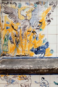Tiled Bench by Portuguese School