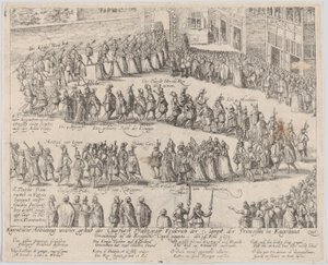 Marriage Procession for the Wedding of Elizabeth Stuart, Daughter of James I by Possibly by Abraham Hogenberg.