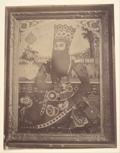 Fath-Ali Shah, Painting that Once Belonged to Hmah Saula, Uncle of the King, 1840s-60s