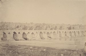 The Bridge at Dizfoul by Possibly by Luigi Pesce.