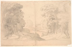Landscape with Trees by Poul S. Christiansen
