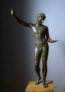 The Marathon Boy or Ephebe of Marathon - Bronze by Praxiteles