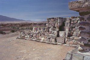 A staircase set in a wall, Late Post-Classic Period