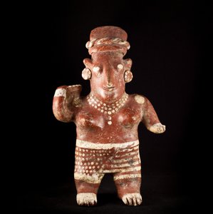 Female Statuette / Mexican Art, Nayarit by Precolombian Precolombian