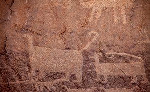 Petroglyphs, Chaco Culture National Historical Park, 2014 by Precolombian Precolombian
