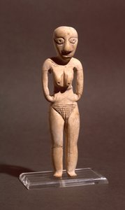 Figurine of a Naked Woman, from the Badarian or Early Neolithic Period, c.4000 BC by Predynastic Period Egyptian