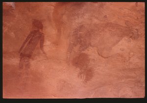 Human Figure and a Bull