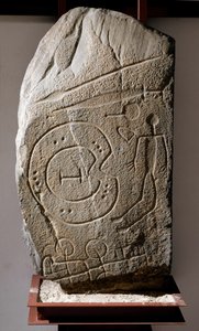 Iberic Stele of Solana de Cabanas warrior by Prehistoric Prehistoric