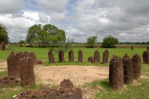 Prehistory: Megalithic circle of stones from Wassu, Gambia (photo) by Prehistoric Prehistoric
