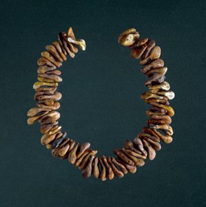 Prehistory, Stone Age: Necklace of Bones from the Cave of Polesine by Prehistoric Prehistoric
