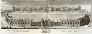 View of the Catherine Palace in Tsarskoye Selo by Prokofy Artemyevich Artemyev