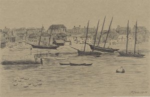 Fishing Village St. Ives by Prosper Alphonse Isaac