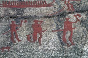 Hunting Scene (rock painting)