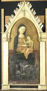 Virgin and Child by Pseudo Ambrodigio di Baldese (attributed to)