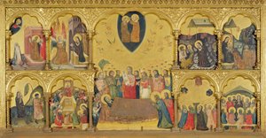 Polyptych of the Dormition of the Virgin by Pseudo Jacopino di Francesco