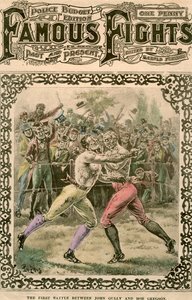 The First Battle Between John Gully and Bob Gregson by Pugnis