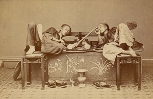 Opium Smokers by Pun Lun