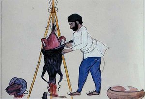Butcher by Punjabi School