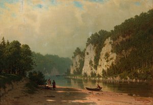Chusovaya River by Pjotr ​​​​Petrowitsch Wereschtschagin