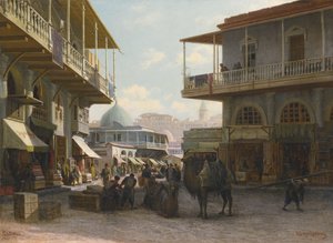 View of Tiflis, 1874 by Pjotr ​​​​Petrowitsch Wereschtschagin