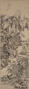 Landscape in the Style of Huang Gongwang by Qian Weicheng