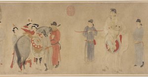 Consort Yang Mounting a Horse, Late Yuan or Early Ming Dynasty