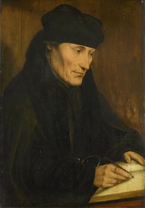 Portrait of Desiderius Erasmus by Quentin Massys or Matsys