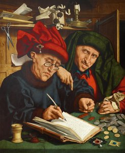 The Tax Collectors by Quentin Massys or Metsys