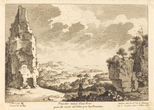 View of the Ruins of a Tower Said to Have Been Built by the Romans