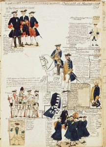 Various Uniforms of Duchy of Modena by Quinto Cenni by Quinto Cenni