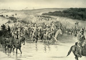 Lord Roberts and His Army Crossing the Wall River by RM Paxton