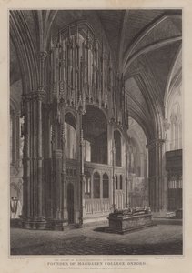 The Shrine of Bishop Waynflete, Founder of Magdalen College, Oxford, in Winchester Cathedral by R. (after) Essex