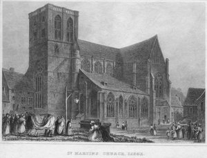 St. Martins Church, Liege by R. Brice