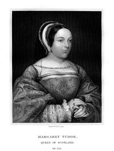 Margaret Tudor, Queen of Scotland by R. Cooper