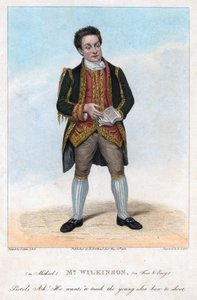 Mr Wilkinson as Michael in Free and Easy, 1822 by R. Cooper