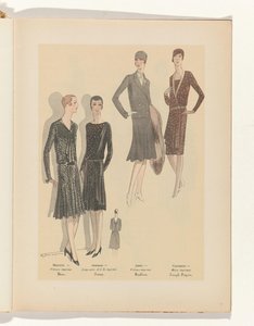 Art - Taste - Beauty, Pages of Feminine Elegance, November 1928, No. 99, 9th Year, p. 19 by R. Drivon