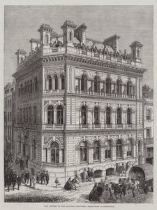 New Offices of the National Provident Institution in Eastcheap by R. Dudley