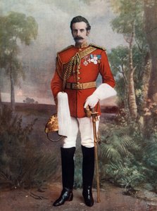 Douglas Mackinnon Baillie Hamilton Cochrane, 12th Earl of Dundonald, 1852-1935, 1902 by R Faulkner