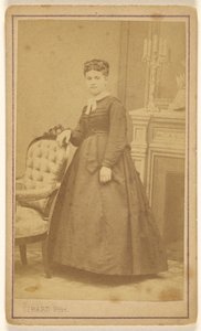 Unidentified Woman, Standing by R. Girard