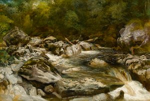 Waterfall on the River Conway, North Wales