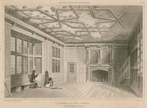 Interior of the Star Chamber, Westminster by R. W. Billings