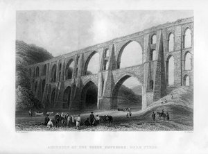 Aqueduct of the Greek Emperors, near Pyrgo, Turkey by R. Wallis