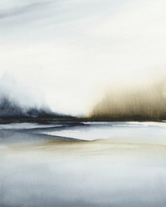 Abstract Misty Landscape