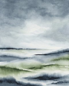 Misty Green Landscape